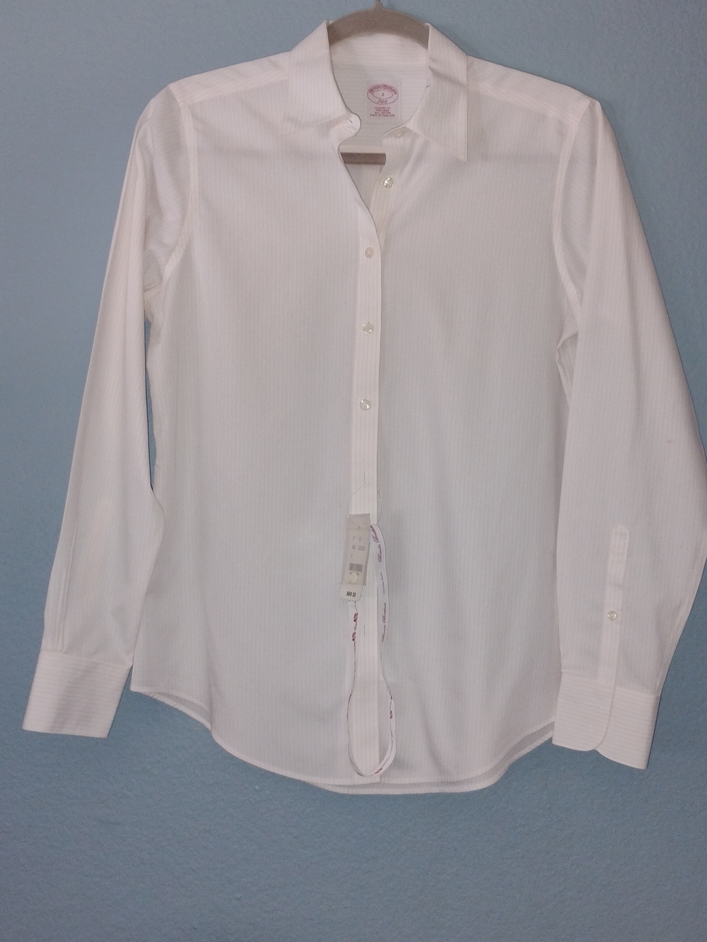Brooks Brothers White Women's Button-Down Shirt